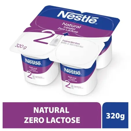 IOGURTE NATURAL NESTLE 320G ZERO LACTOSE