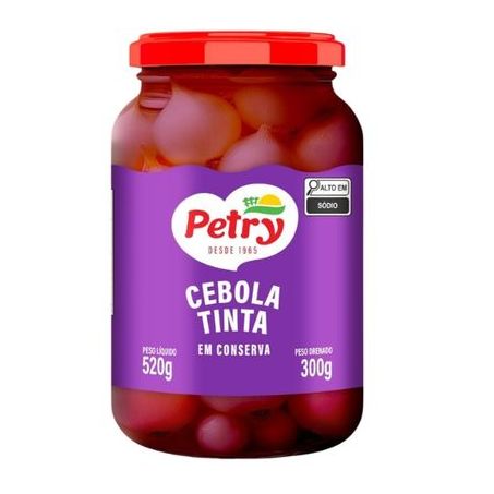 Cebola Tinta em Conserva Petry 300g