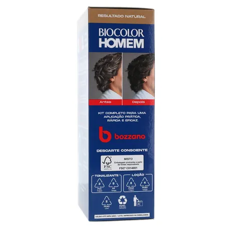 Tonalizante biocolor homem bozzano louro 360-26