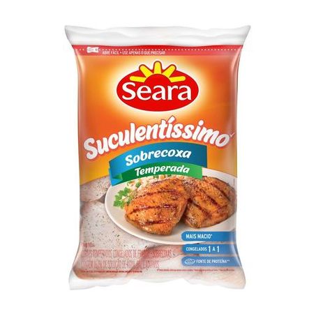 Sobrecoxa temperado seara iqf 1kg