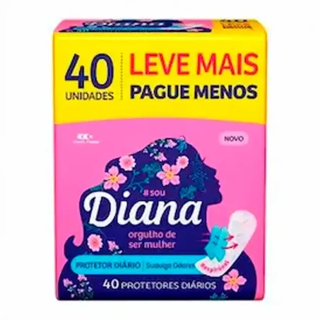 PROTETOR DIARIO SUAVE DIANA LV+PG- C/40           
