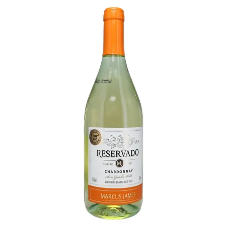 Vinho Brasileiro Branco Meio Seco Marcus James Chardonnay Serra Gaúcha Garrafa 750ml 360-35