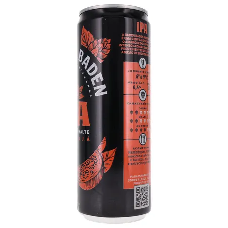 Cerveja IPA Baden Baden Puro Malte Maracujá Lata 350ml 360-9