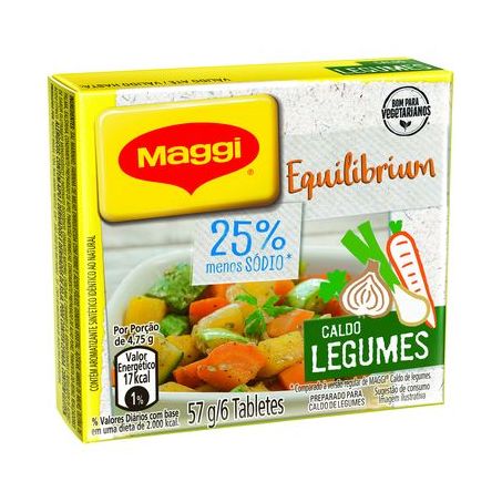 CALDO MAGGI 57G MENOS SODIO LEGUMES 