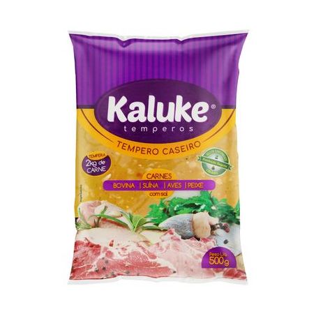TEMPERO CASEIRO KALUKE 500G P/CARNES