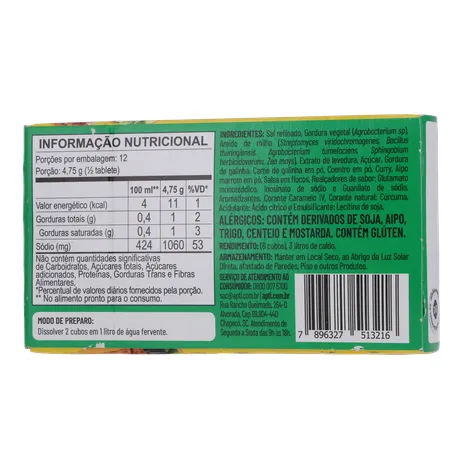 Caldo em Cubos Apti Galinha Caixa com 6un - 57gr 360-20