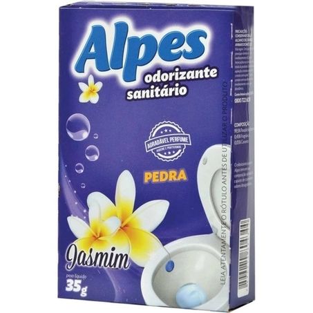 Pedra sanitária alpes jasmim 35g