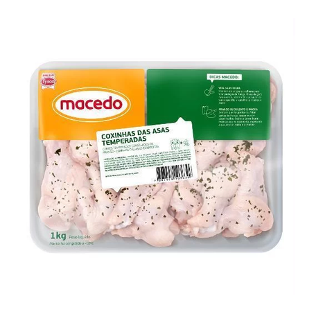 COXINHA DA ASA MACEDO KG RESF. TEMP TERMOFORMADO