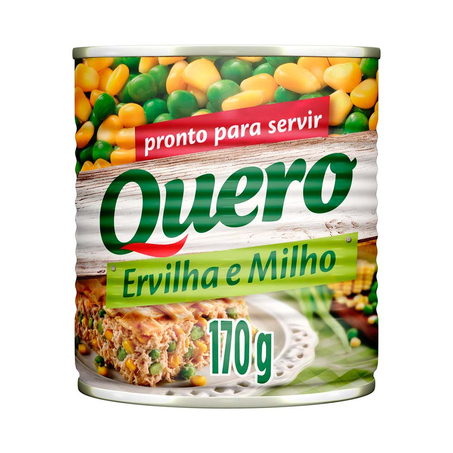 Ervilha e Milho Quero Lata 170G