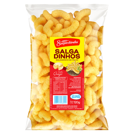 SALGADINHO SUSPIROLÂNDIA QUEIJO PC 120G