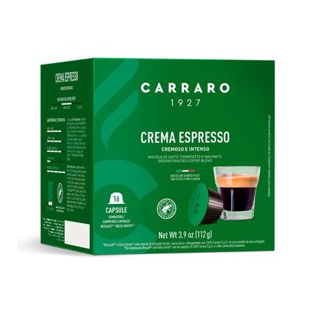 Cafe carraro caps espresso 112gr c/16un