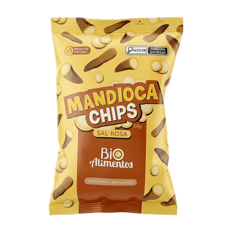 Chips Mandioca com Sal Bio Alimentos 50g