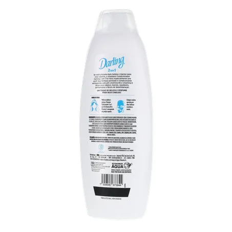 Shampoo 2 em 1 Original Darling Frasco 650ml Tamanho Família 360-19