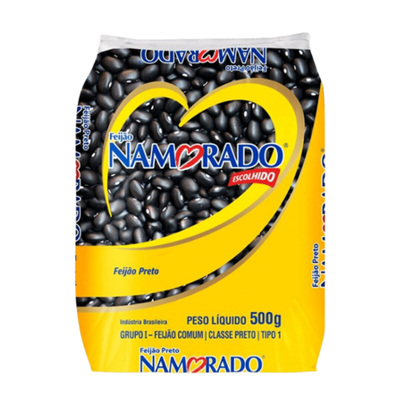 FEIJÃO PRETO NAMORADO TP1 500G