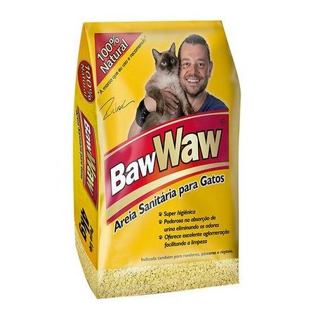 Aréia Higiênica para Gatos Baw Waw 4kg