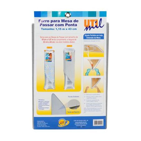 Forro Utimil P/Mesa Passar C/Ponta