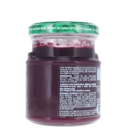 Geleia de Uva Vitao Zero Açúcar 180G 360-13