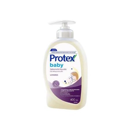 Sabonete liquido protex baby lavanda 400ml