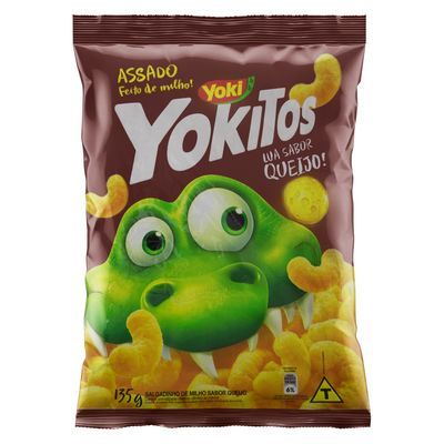 Salgadinho queijo lua yokitos 135g