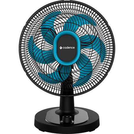 Ventilador Cadence 40 cm - 3 Velocidades - Turbo - Potência de 140W -  6 Pás - Oscilação 180° - Ajuste de Altura