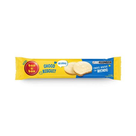 Biscoito Rech Arcor 76g Bonobon Choco Biscuit Beijinho