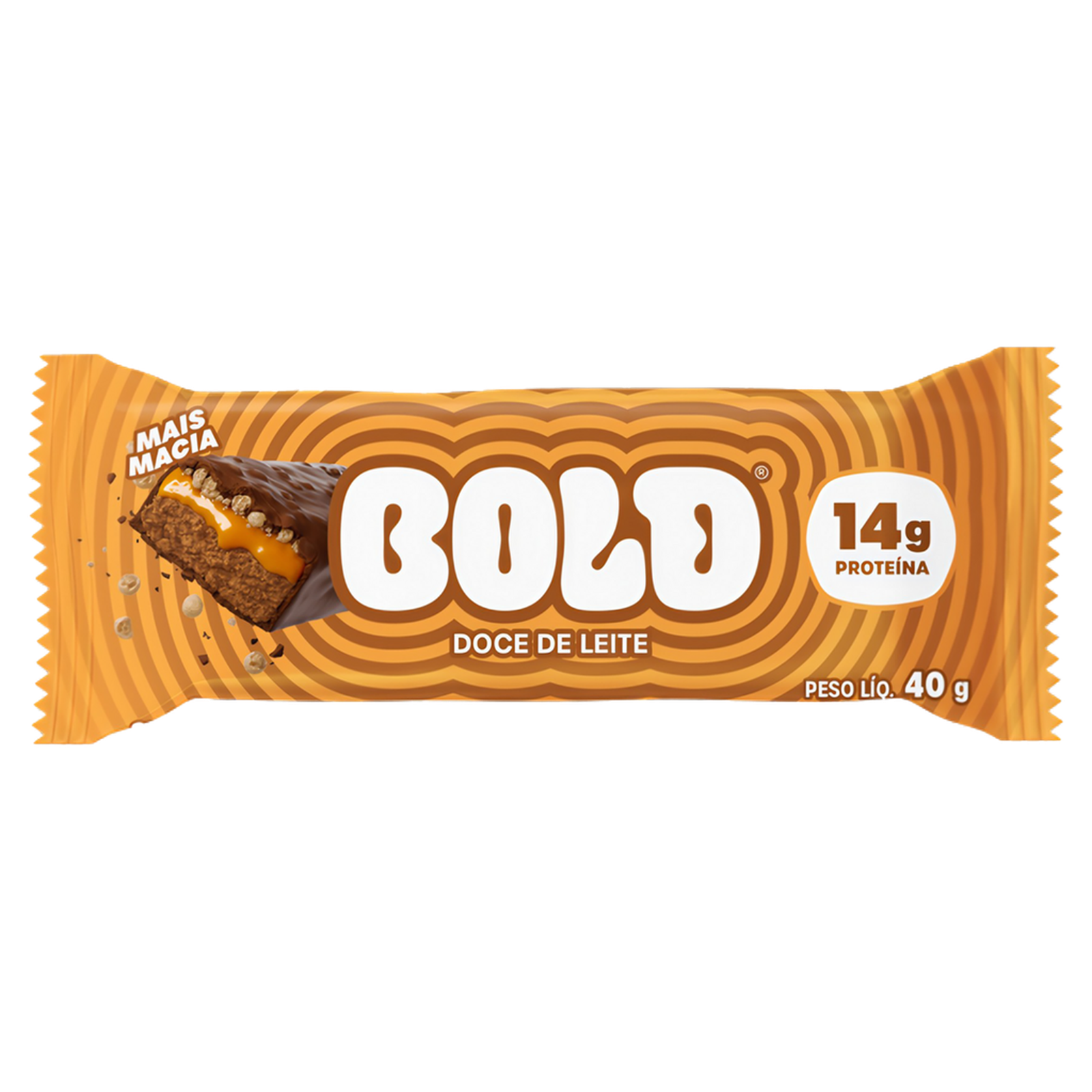 Barra de Proteína Doce de Leite Bold Pacote 40g