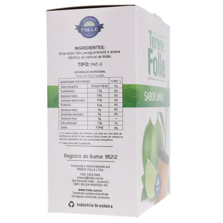 Erva tererê folle limão 500g 360-11