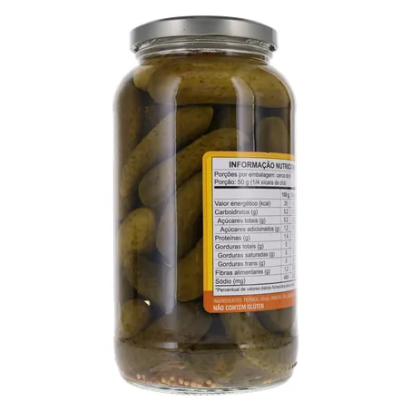 Pepino em Conserva Quintães Vidro 475G 360-22