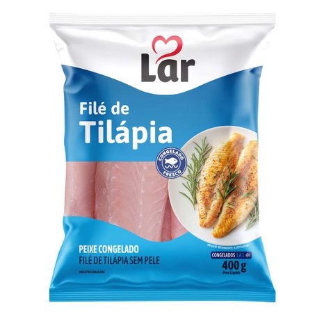 FILÉ DE TILÁPIA LAR 400G