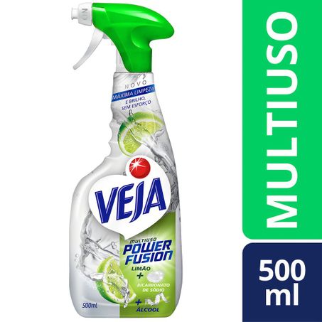 LIMPADOR MULTIUSO LIMÃO VEJA POWER FUSION COM BORRIFADOR