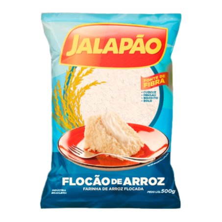 FLOCAO DE ARROZ JALAPAO 500G