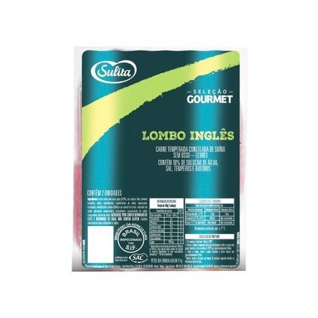 SUÍNO LOMBO SULITA RESFRIADO TEMPERADO SELEÇÃO GOURMET KG