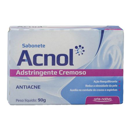 SABONETE ACNOL ADSTRINGENTE 90G ARTE NATIVA