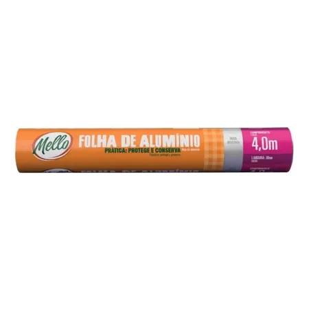 PAPEL ALUMINIO MELLO 30CM X 4MT