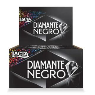 Chocolate Diamante Negro 34G 12 Unidades LACTA - Loja Santo Antonio