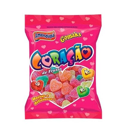 BALA AMENDUPA GOMA GOMAKS FRUTAS 200G