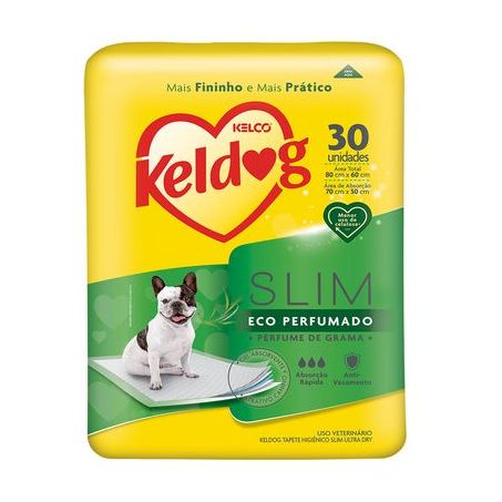 Tapete hig. keldog slim eco perfumado c/