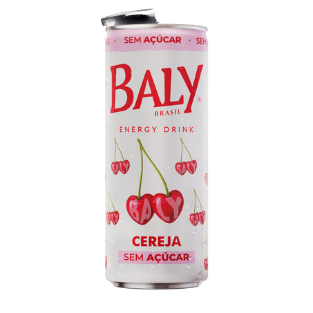 Bebida Energetica Baly S/açucar Lt 250ml Cereja