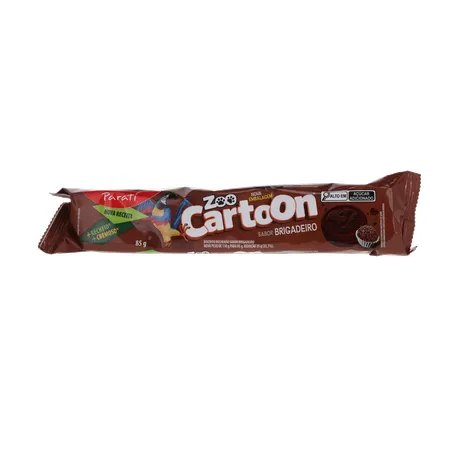 BISC REC ZOO CARTOON 85G BRIGADEIRO 360-1