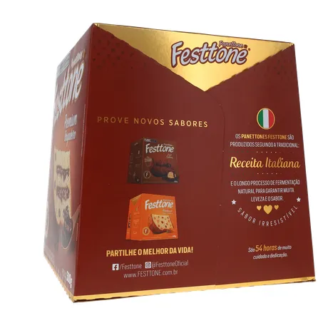 Panettone Festtone Trufado Brigadeiro 500G 360-25