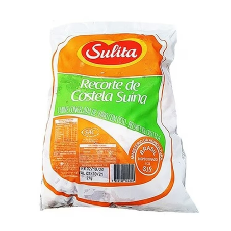 RECORTE DE COSTELA SUINA CONG