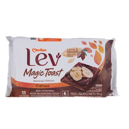 Torrada Marilan Lev Magic Toast Cacau 110g 360-0