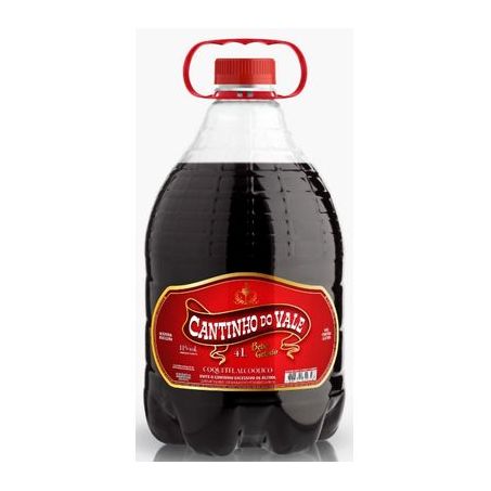 COQUETEL CANTINHO DO VALE DE VINHO TINTO SUAVE PET 4L