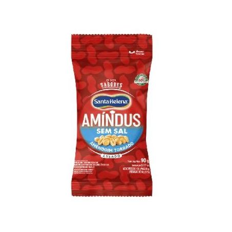 AMENDOIM SANTA HELENA 90G AMINDUS ASSADO C/SAL