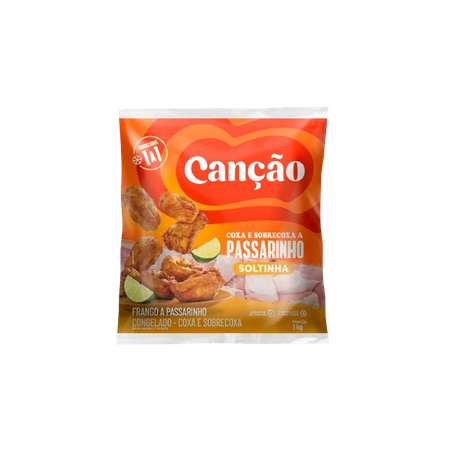 COXA E SOBRECOXA DE FRANGO A PASSARINHO CANÇÃO 1KG
