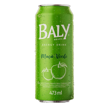 Energético Baly Maçã Verde Lata 473ml 