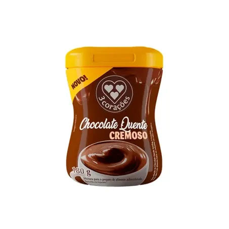 Mistura chocolate quente 3 corações 180g