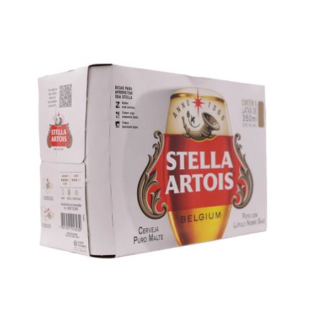 Cerveja stella artois 350ml c/8 und 360-53