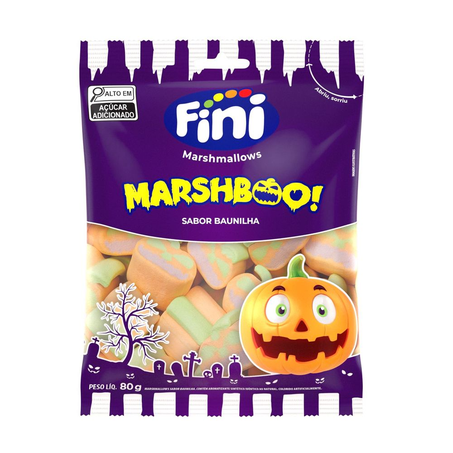 Marshmallow Fini Boo Pacote com  80G