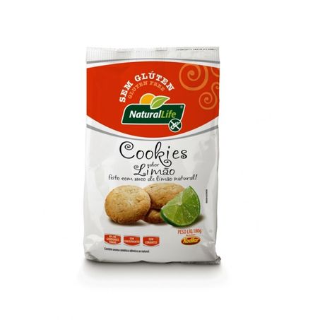 Bisc Natural Life Cookies 180g S/Gluten Limão